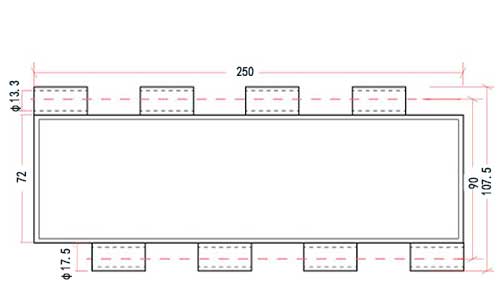Polycarbonate transpatent slats